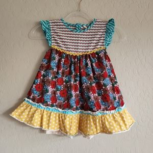 Matilda Jane Girls Flutter Sleeve‎ Top Size 10